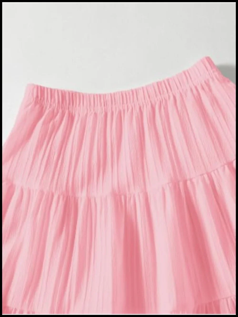 Girls Tiered Maxi Skirt Boho Flowy High Waist Peasant Long Skirt